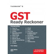 Taxmann's GST Ready Reckoner 2021 by V. S. Datey 